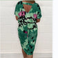 🔥2025 HOT SALE🔥Round Neck Loose Casual Leopard Print Dress