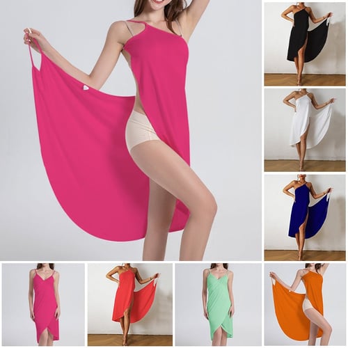 🔥Hot Sale 49% OFF😲🌊Women's Beach Wrap Dress Cover-up💖BUY 3 PAY 2👍Each Only £6,66!!