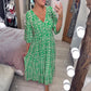 🔥New Year Hot Sale 55% OFF🔥Bohemian Casual Print V-neck Long Dress
