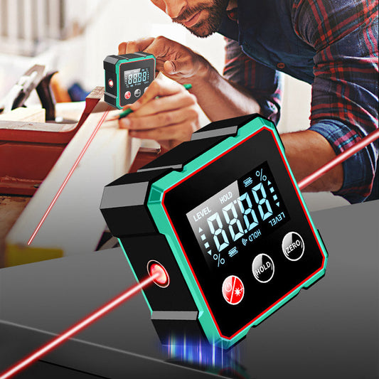🎁2025 Hot Sale 50% OFF💥Magnetic Digital Angle Finder with Electronic Laser