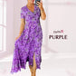 💃Hot Sale 49% OFF🔥Free Shipping - Floral Print V-neck Dress