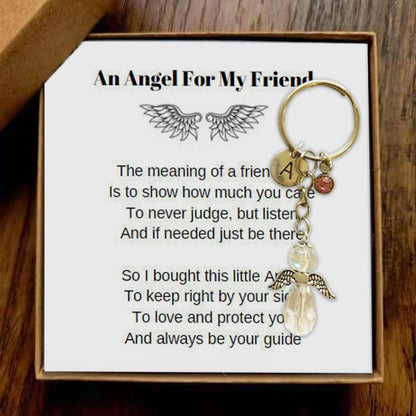 💕LAST DAY 50% OFF 💕Friendship gift • Guardian Angel Keychain🎁Buy 3 save 15%&Free Shipping
