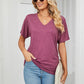💕Hot Promotion - Buy 3 Pay 2🌷V-Neck Solid Colour Loose Ladies Tops✨