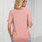 💕Hot Promotion - Buy 3 Pay 2🌷V-Neck Solid Colour Loose Ladies Tops✨