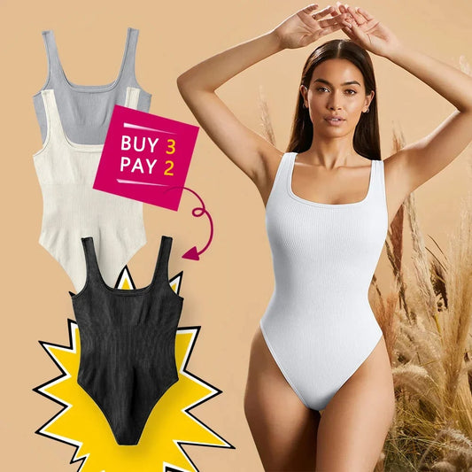 🔥Hot Sale 49% OFF🌷Comfy Bodysuit Shapewear🎁Buy 3 Pay 2(code: shape)