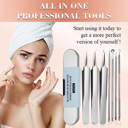 🔥New Year Sale 49% OFF🔥Stainless Steel Blackhead Remover Tool Kit