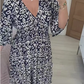🔥Big Sale - 49% OFF🔥 Free Shipping Mini Bohemia Print V-neck Dress