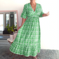 🔥New Year Hot Sale 55% OFF🔥Bohemian Casual Print V-neck Long Dress
