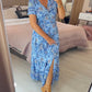💃Hot Sale 49% OFF🔥Free Shipping - Floral Print V-neck Dress