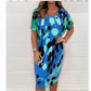 🔥2025 HOT SALE🔥Round Neck Loose Casual Leopard Print Dress
