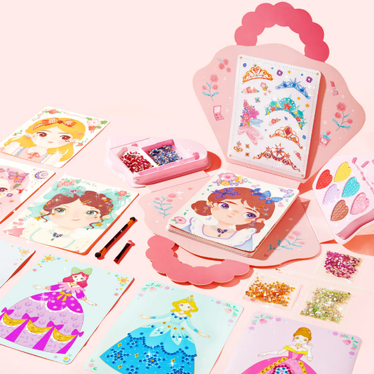 🔥Hot Sale 55% OFF💝Fantasy 3-in-1 Princess Dress Up & Make Up Game Set💅