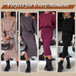 💖Limited Sale 50% OFF💖Women's Slanted Shoulder Sweatshirt & Sleeveless Dress Set